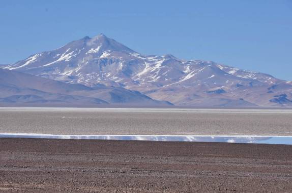Chegando ao Parque Nacional Nevado Tres Cruces, região do Paso San Francisco, próximo à Copiapo, no Chile